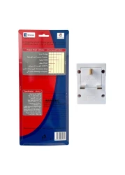 سيروكو مقبس تمديد ثلاثي الاتجاهات مع كابل W1003S بطول 2 متر ومحول