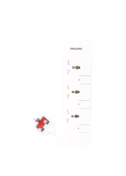 Philips 3 Way Extension Socket with Individual Switch 4m