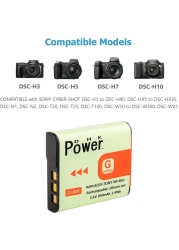 DMK Power NP-BG1 Battery 950mAh Compatible with Sony DSC-H3 DSC-H7 etc,