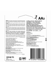 Energizer Ultimate AA Lithium Batteries 1.5V (91BP) - Pack of 2