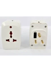 Oshtraco 3-Way Adapter 5Amp 935L White