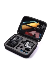 Generic - Medium Travel Storage Carry Hard Bag Case For GoPro HERO 7/6/5/4/3Plus/3 Camera Black