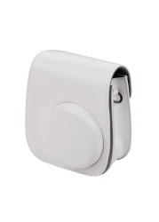 Generic-Portable Instant Camera Case Bag Holder PU Leather with Shoulder Strap Compatible with Fuji Instax Mini 11