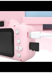 Radiotronics Kids Camera with Silicone Case, Video Camera for Children with Fun Games, Kids Digital Camera with Special Effects, Rechargeable Battery