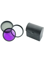 DMK Power 49mm Multi-Coated 3 Piece Filter Kit (Uv-Cpl-Fld) For Canon, Nikon, Sony, Fujifilm, Olympus, Pentax, Sigma, Digital Cameras And Camcorders