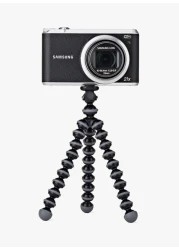 Joby - GorillaPod Flexible Mini-Tripod With Ball Head 7inch Black/Silver