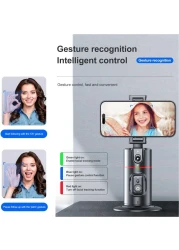 Yeasha,
Generic
Phone Tracking Tripod 360&deg; Rotation Face Tracking Tripod Foldable Auto Face Tracking Phone Holder For Video Vlog Live Stream No App Required Gesture Control.