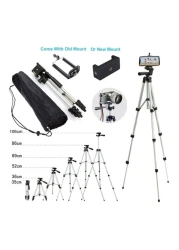 Generic Aluminum Portable Tripod Stand Silver/Black