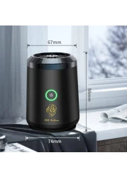 FITTO Mini USB Portable Incense Burner Arab Bakhoor Electric Aroma Diffuser Compact and Stylish Incense Holder for Car, Home, Office, and Travel Ceramic Heating Element with Zinc Alloy Shell