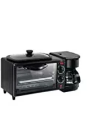 Saachi Electric 3 in 1 Breakfast Making Machine Multifunction Drip Coffee Maker Household Bread Pizza Frying pan Toaster 220V