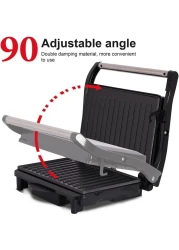 AFRA 2 Slice Non-Stick Grill-Sandwich &amp; Panini Maker, 750 Watts With Oil Tray, Stainless Steel, AF-7520PMSS, 2 Year Warranty