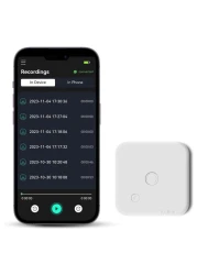 Yeasha,Smart Voice Recorder Voice Activated Recorder With App Microfono Espia Phone Recording Device Bone Conduction Sensing Recording Wireless Data Transmission For Meeting Lectures Interview