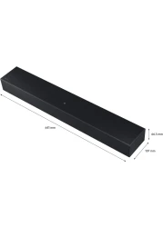 Samsung 2.0CH Wireless Soundbar, with Night Mode, Black, HW-C400/ZN