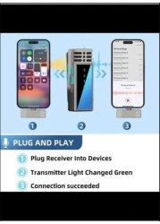 Dual Lavalier Microphone Suitable for Iphone Tablet Laptop Mobile Smartphone Plug Play Mic For Video Recording Interview Youtube Vlogging 20m Range