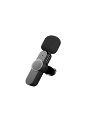 Mini Wireless Lavalier Micrphone Black For Type C