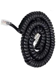 Telephone Phone Handset Cable Cord, Stretch Length: 2m Landline Phone Handset Cable Cord