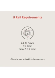 Switchbot Curtain Smart Electric Motor, Wireless App Or Automate Timer Control, Add Hub Mini/Plus Compatible With Alexa, Google Home, Homepod, Ifttt (U-Rail)