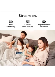 Google Chromecast With Google TV 4К Media Streamer With Google Assistant - Snow