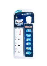 Oshtraco 3 Way Switch Universal Extension Cord With 8M Wire
