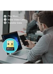 TP-Link USB Bluetooth Adapter for PC 4.0 Bluetooth Dongle Receiver Support Windows 10/8.1/8/7/XP for Desktop, Laptop, Mouse, Keyboard, Printers, Headsets, Speakers, PS4/ Xbox Controllers (UB400)
