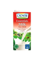 Lacnor Essentials Full Cream Milk 1L Pack of 4