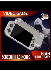 Radiotronics Handheld Game Console, M17 4.3-inch 64G Retro Handheld Pandora Game Console with 20000 Games