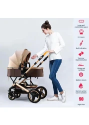 Baby Stroller &ndash; Reversible Seat, Adjustable Canopy &amp; Multi-Position Recline &ndash; Lightweight &amp; Travel-Friendly Stroller (0-36 Months, Up to 15kg)
