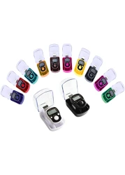 lavish (12 Pcs) Digital LCD LED ElectronicTasbeeh Pray Finger Ring Tally Lap Counter