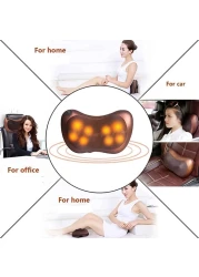 Generic Multifunctional Car And Home Massage Neck Pillow Machine For Body Neck Back Massage Pillow Full Body Massager Car Massage Seat Automotive &amp; Home Car Seat Massager For Back Pain