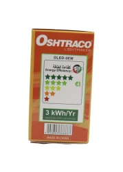Oshtraco 3W LED Bulb E27 Warm White