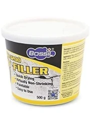 ABBASALI BOSSIL All-Purpose Putty, Putty Filler, Spackling for Drywall, Quick Drying, Designed for Interior and Exterior Home Use, Paintable, Permanent, Non-Shrinking, 500g 2PCS & 1PC SCRAPPER 2INCH