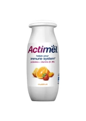 Actimel Multi-Fruit Flavored Low Fat Dairy Drink 93ml Pack of 4