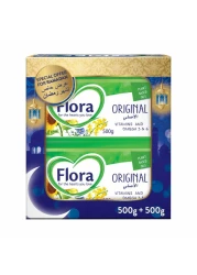 Flora Original Vegetable Oil Spread 500g Pack of 2