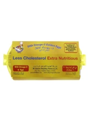 الجزيرة بيض غني بالأوميغا 3 وحمض الدوكوساهيكسانويك 6 قطع