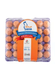 Saha Medium White/Brown Eggs 30 PCS