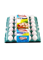 خليج بيض أبيض أوميغا 3 30 قطعة