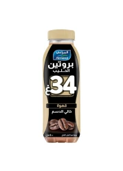 Almarai Fat Free Protein Milk Coffee, 400ml