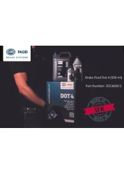 HELLA Pagid DOT 4 Brake Fluid DOT4 - 500ml (16.91 Oz)