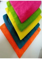 5 Pcs Microfiber Cleaning Rags, Highly Absorbent Kitchen Cleaning Cloth Multifunctional Towel