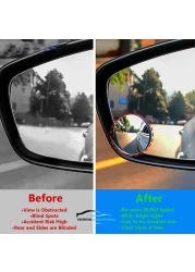 AL ARQAM Blind Spot Car Mirror 2 Pack-2 Inch Round Rear View Convex Mirrors, Off Color