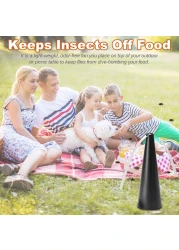 Generic-Electronic Pest Control Fly Repellent Fan USB Charging Keep Flies Mosquito/Fly/Bug Away from Your Food,Meal Outdoor /Indoor Portable Fly Repellent Fan