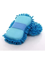 Generic Car Wash Glove Car Hand Soft Towel Microfiber Chenille Car Cleaning Sponge Block Car Washing Supplies