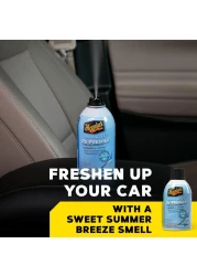 Meguiars Whole Car Air Refresher Odor Eliminator Spray Eliminates Strong Vehicle Odors Summer Breeze 2 Oz Spray Bottle