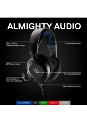 SteelSeries Arctis Nova 1P Multi System Gaming Headset, Black, Wired