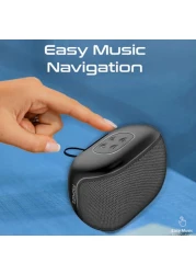 Promate Mood.Black High-Fidelity Mini Bluetooth Speaker