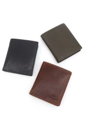 Gai Mattiolo Men's Leather Wallet 9x10.5x1.5 - Timeless Elegance and Functionality