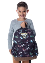 INTIMO Monster Jam Trucks Dragon Zombie Grave Digger Megalodon All Over Print Backpack