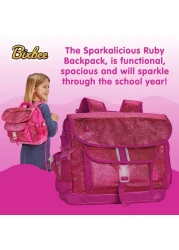 Bixbee Kids Backpack Sparkalicious Ruby Raspberry Medium