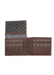 R. Roncato Men's Leather Wallet, Brown