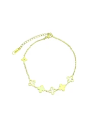 Aiwanto Anklet Ankle Chain Flower Anklet Bracelet